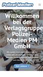 Mobile Screenshot of polizeimedien.de