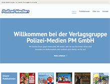 Tablet Screenshot of polizeimedien.de